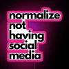 Embracing Digital Detox with Vibrant Neon Sign of Acceptance