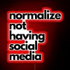 Embracing digital detox and finding peace without social media presence.