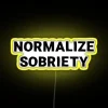 Recovery Guidance Illuminated RGB Neon Sign for Sobriety Support Centers