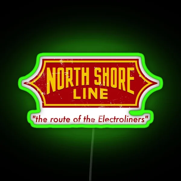North Shore Line RGB Neon Sign