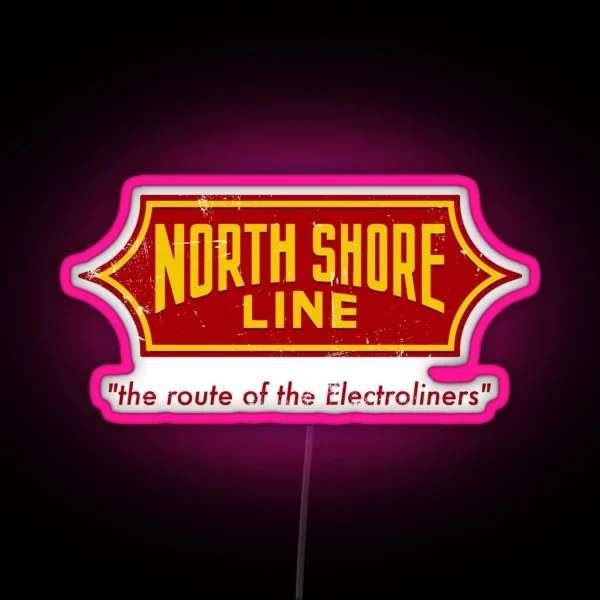 North Shore Line RGB Neon Sign
