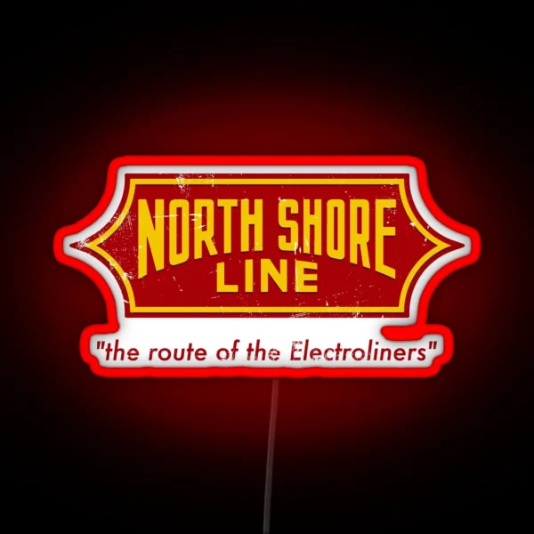 North Shore Line RGB Neon Sign