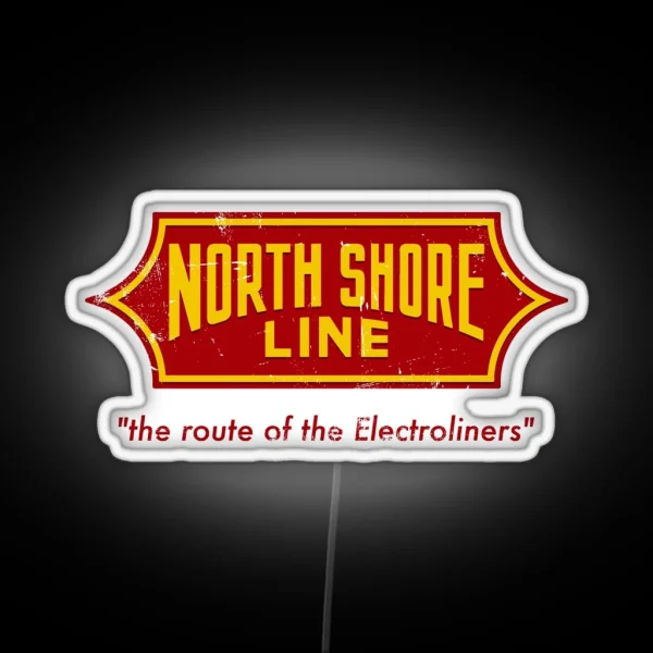 North Shore Line RGB Neon Sign