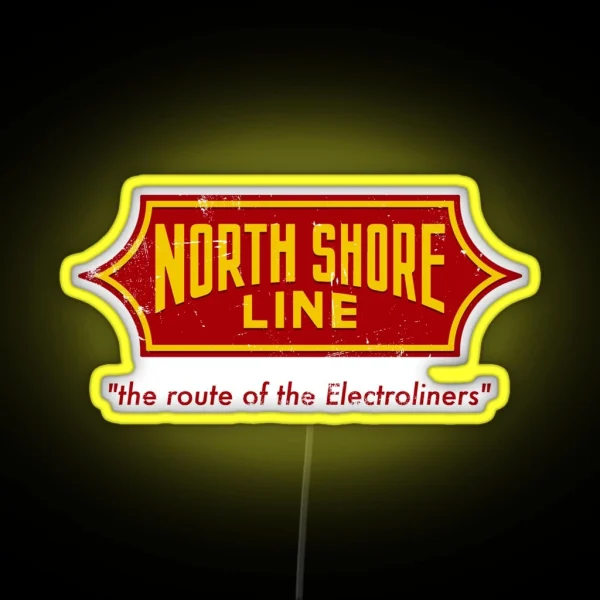 North Shore Line RGB Neon Sign