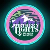 Northern Lights Rainbow Neon Sign with Vibrant Colored Glass Tubes