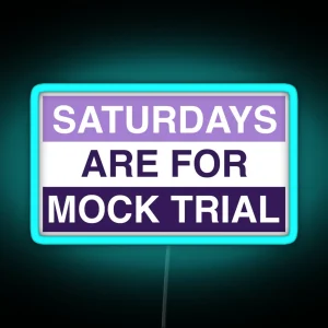 Northwestern Mock Trial 2021 RGB Neon Sign