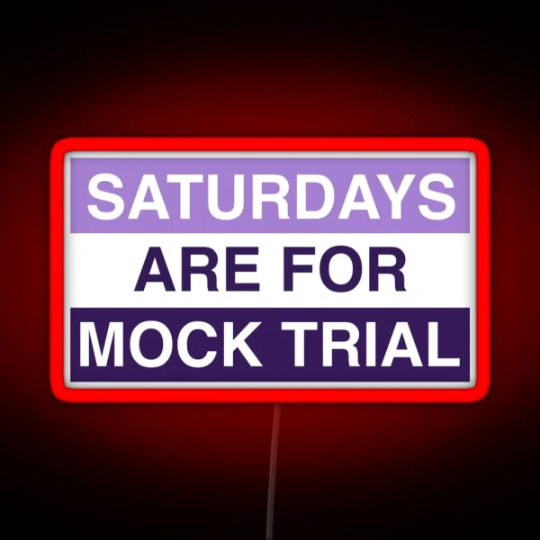 Northwestern Mock Trial 2021 RGB Neon Sign