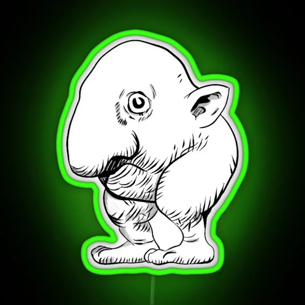 Nose Boi Schnoz Berserk RGB Neon Sign