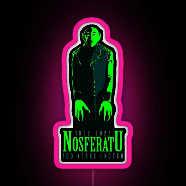 Nosferatu 100 Years Undead Anniversary Edition RGB Neon Sign