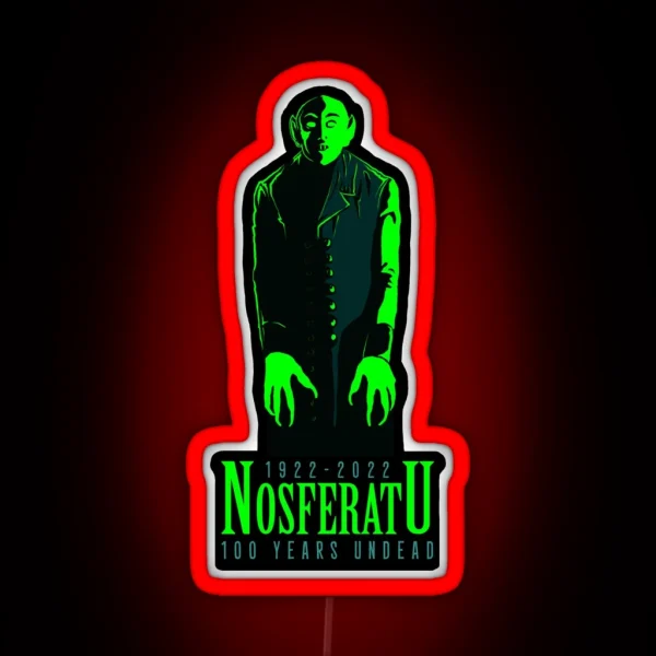 Nosferatu 100 Years Undead Anniversary Edition RGB Neon Sign