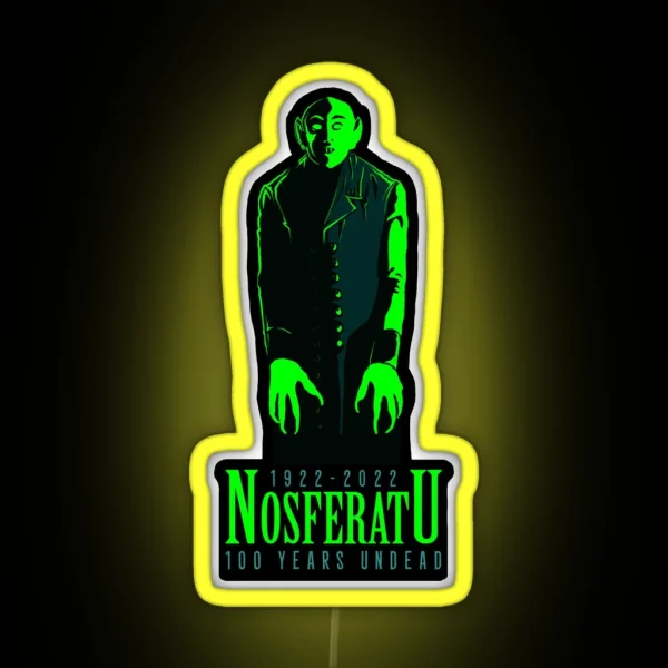 Nosferatu 100 Years Undead Anniversary Edition RGB Neon Sign