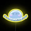 Neon RGB LED Sign with Colorful Glowing Slime Design Patterns