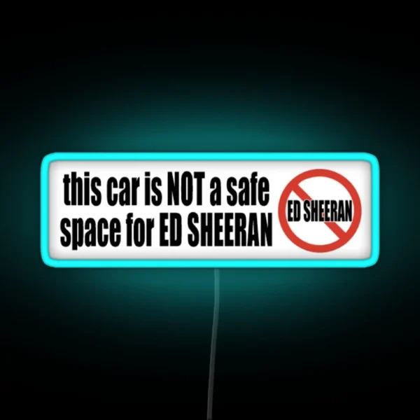 NOT A Safe Space RGB Neon Sign
