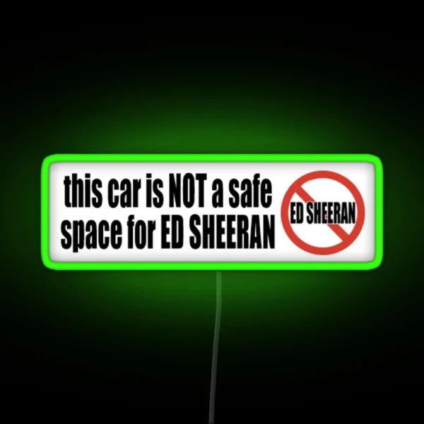 NOT A Safe Space RGB Neon Sign