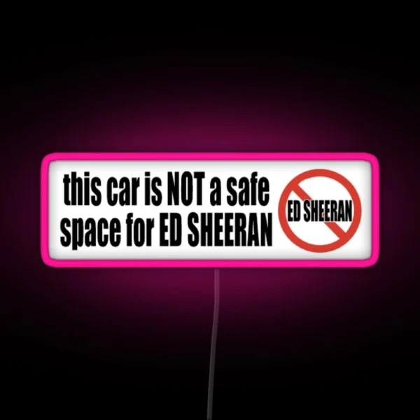 NOT A Safe Space RGB Neon Sign
