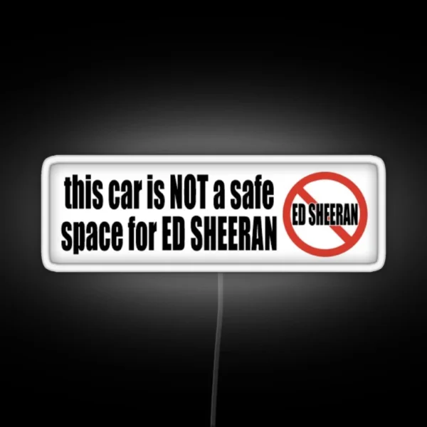 NOT A Safe Space RGB Neon Sign