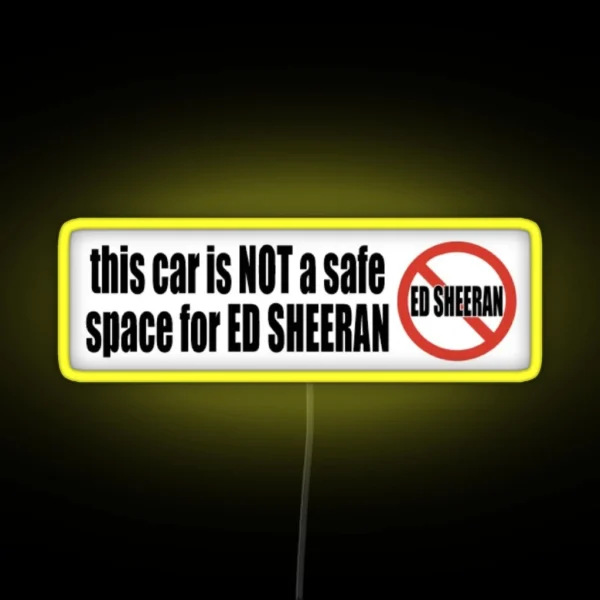 NOT A Safe Space RGB Neon Sign