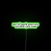 Add a pop of colorful fun with this LED sign.