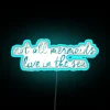 Whimsical Neon Quote Sign for Home Decor and Ocean Lovers