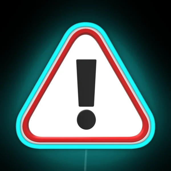 Not Allowed RGB Neon Sign