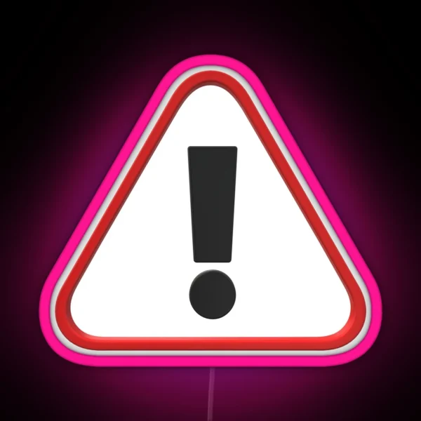 Not Allowed RGB Neon Sign