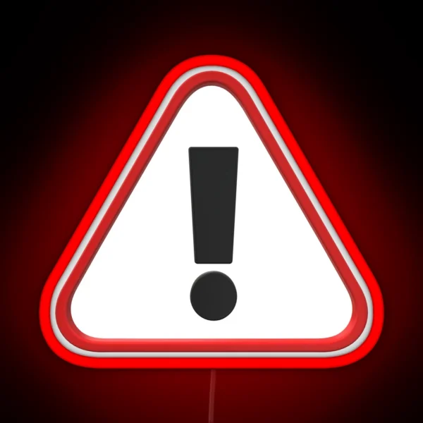Not Allowed RGB Neon Sign