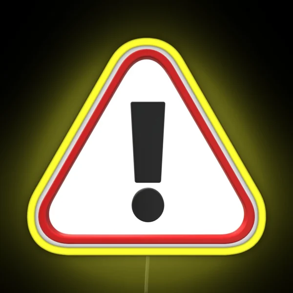 Not Allowed RGB Neon Sign