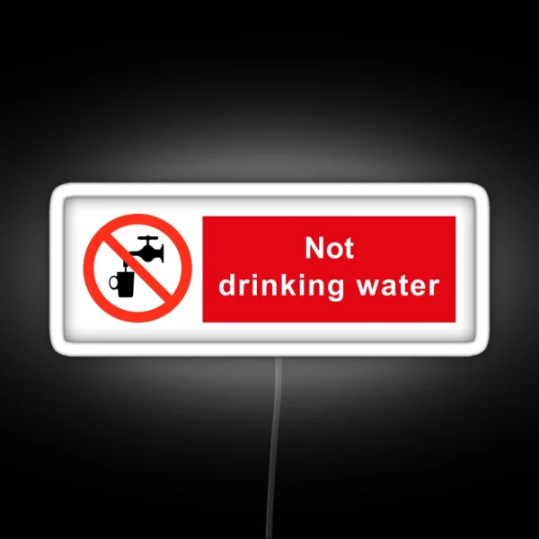 Not Drinking Water RGB Neon Sign