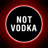 Neon Vodka Sign with Bright RGB Lighting Effects Displayed