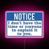 RGB LED Neon Sign Art Display Canvas Creative Customizable Design