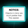Unique retro-inspired mirrored decorative neon sign for hipster aesthetic enthusiasts