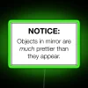 Add Whimsical Retro Chic with Trendy RGB Neon Mirror Decorations