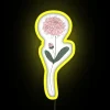 Beautifully lit RGB Chrysanthemum November flower neon sign decoration online sale.