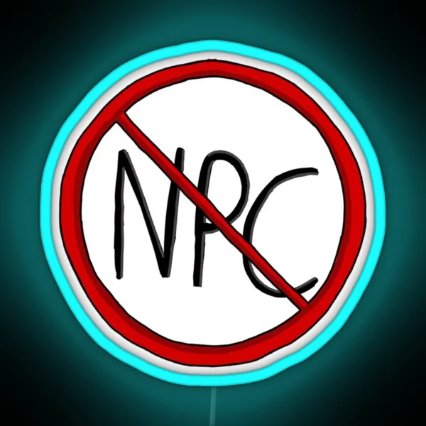 NPC Ban RGB Neon Sign