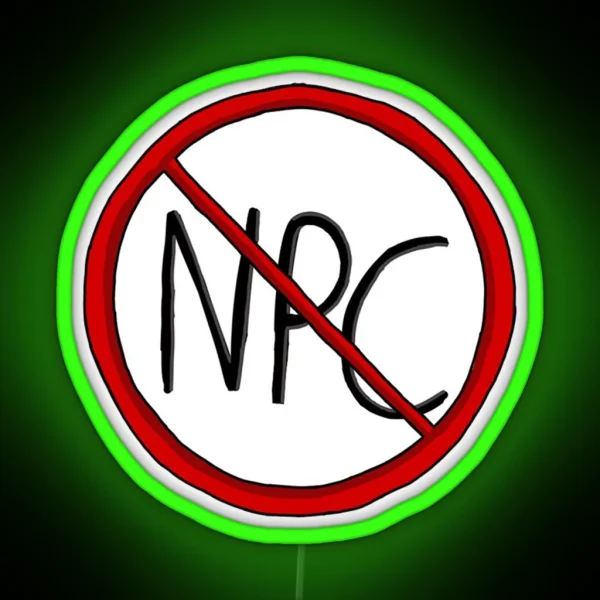 NPC Ban RGB Neon Sign