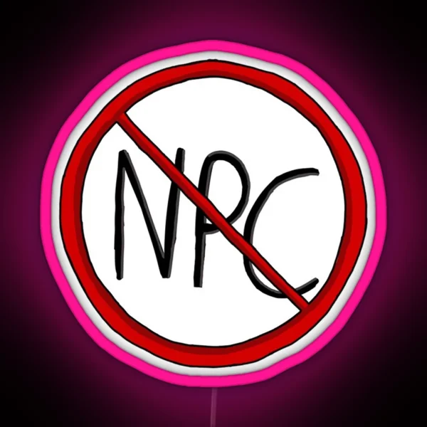 NPC Ban RGB Neon Sign