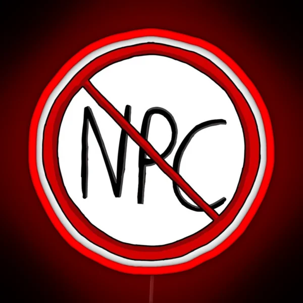 NPC Ban RGB Neon Sign