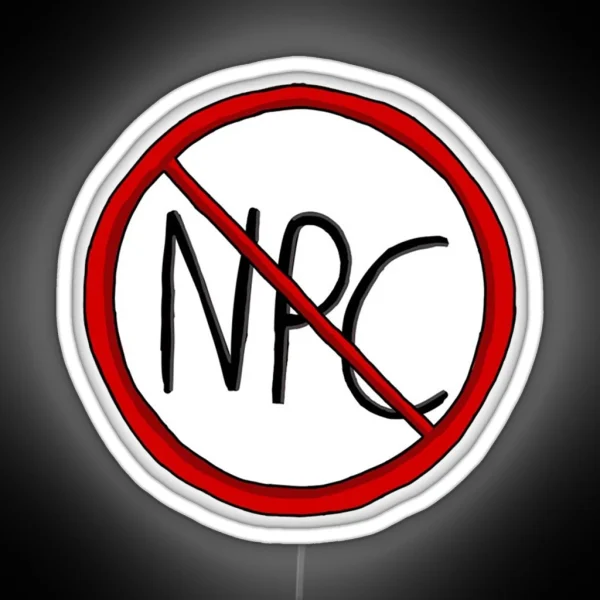 NPC Ban RGB Neon Sign