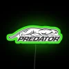 Original NSM200 Predator Cues Logo Design in Black and Neon.
