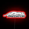 Predator Cues Original Logo Black and White Neon Sign