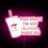 Customizable Digital Sign Displaying Color Changing Nuggets of Kindness Messages