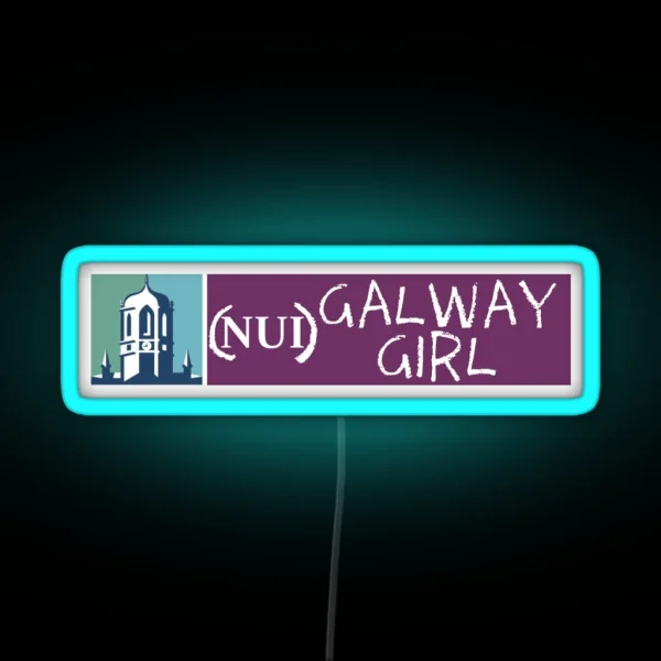 NUI Galway Girl RGB Neon Sign