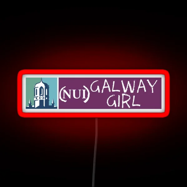 NUI Galway Girl RGB Neon Sign