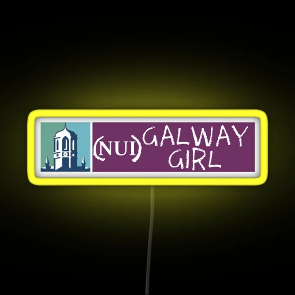 NUI Galway Girl RGB Neon Sign