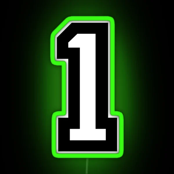 Number One RGB Neon Sign