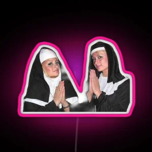 Nun Paris And Nicole RGB Neon Sign