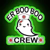 Nurse's Ghostly ER Crew Serves Up Boos in Neon Glory