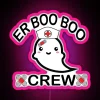 Nurse Ghost ER Boo Boo Crew LED Neon Sign Art