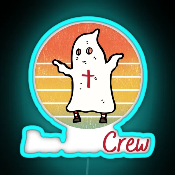 Nurse Ghost Er Boo Boo Crew RGB Neon Sign