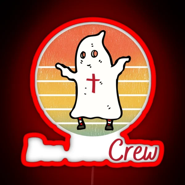Nurse Ghost Er Boo Boo Crew RGB Neon Sign